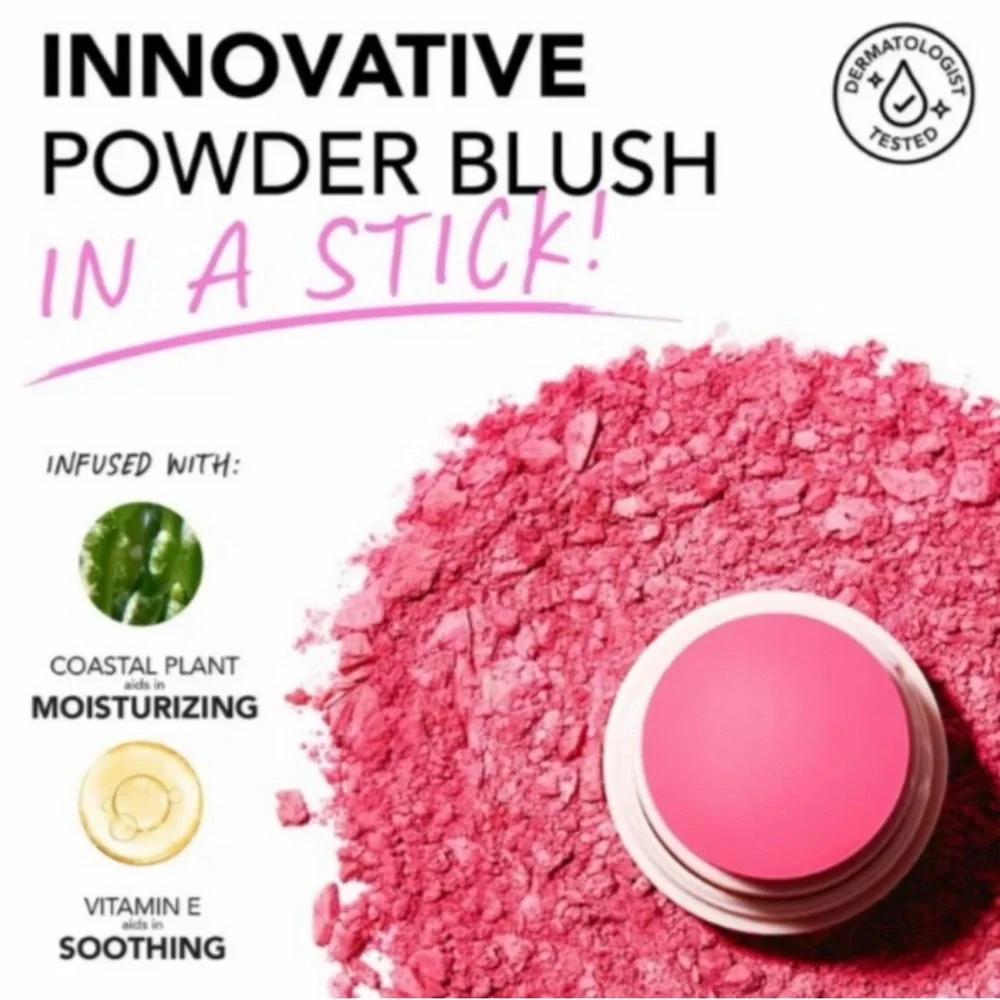 Polite Pops by Polite Society, Blush Stick London Shade Matte Cream-to-Powder